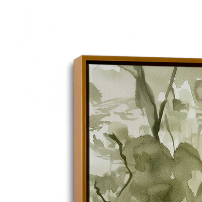 [Color:Polished Gold], Picture of art in a Polished Gold frame at an angle