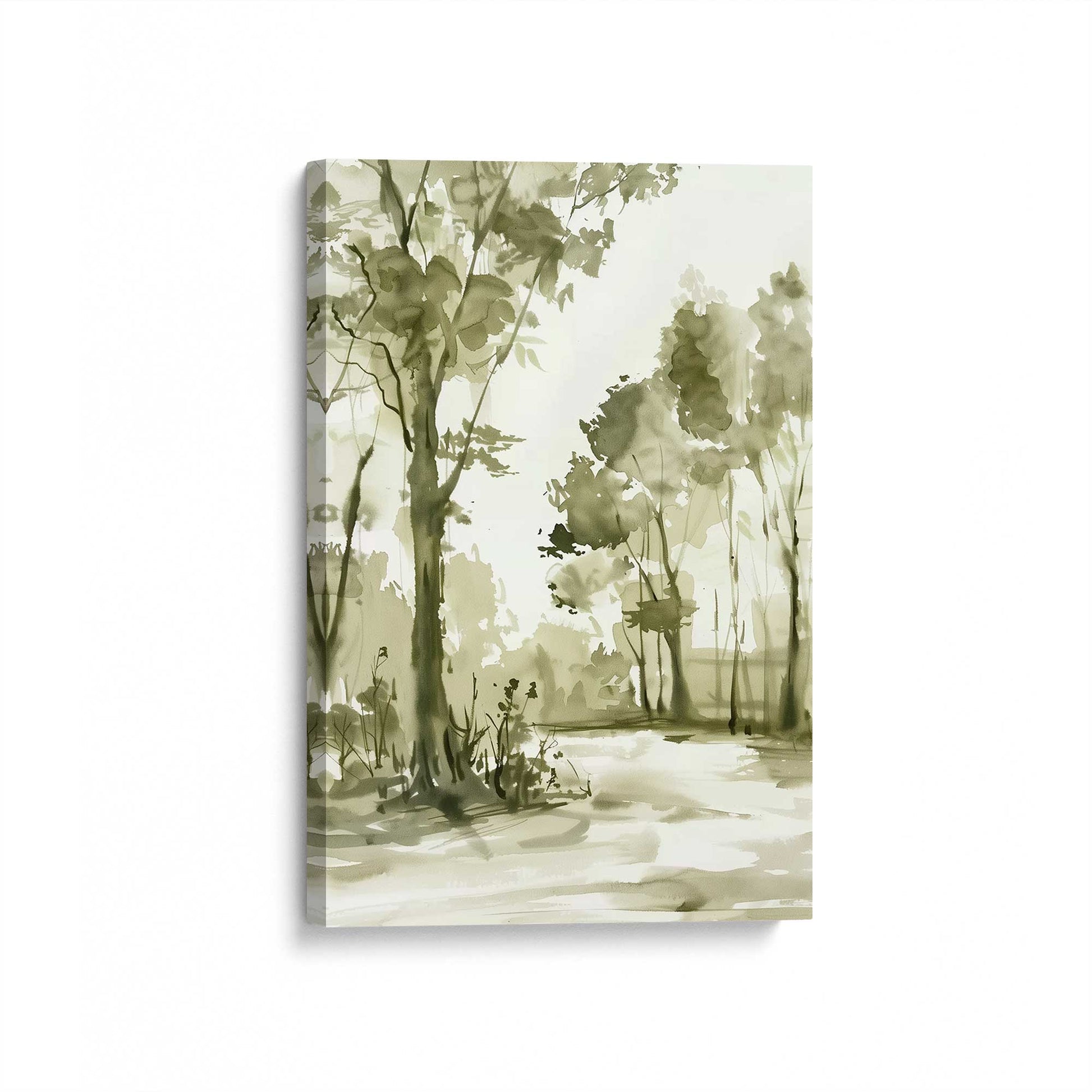 [Color:Stretched Canvas], Picture of art at an angle