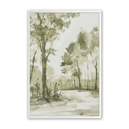 [Color:Opaque White], Picture of art in a Opaque White frame