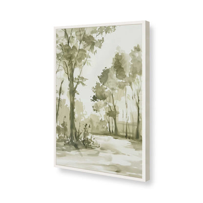 [Color:Opaque White], Picture of art in a Opaque White frame of the corner