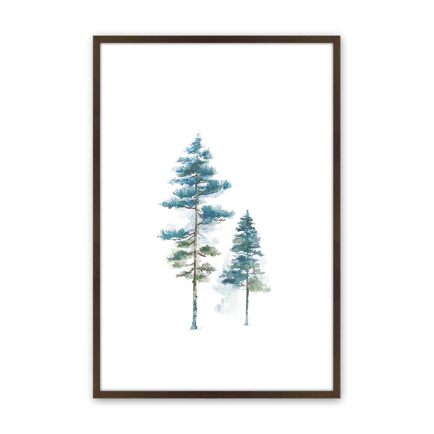 [Color:Brown], Picture of art in a Brown frame