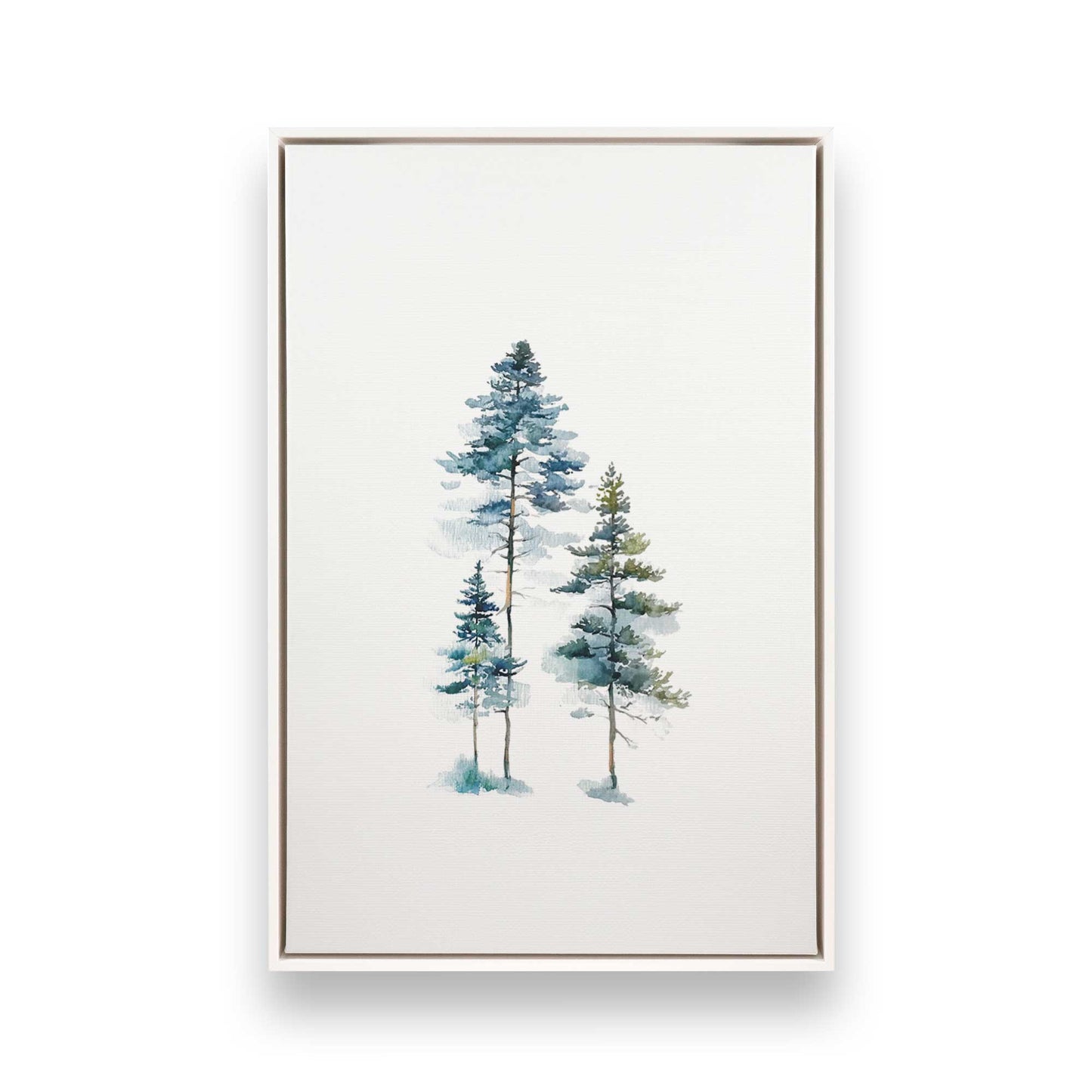 [Color:Opaque White], Picture of art in a White frame