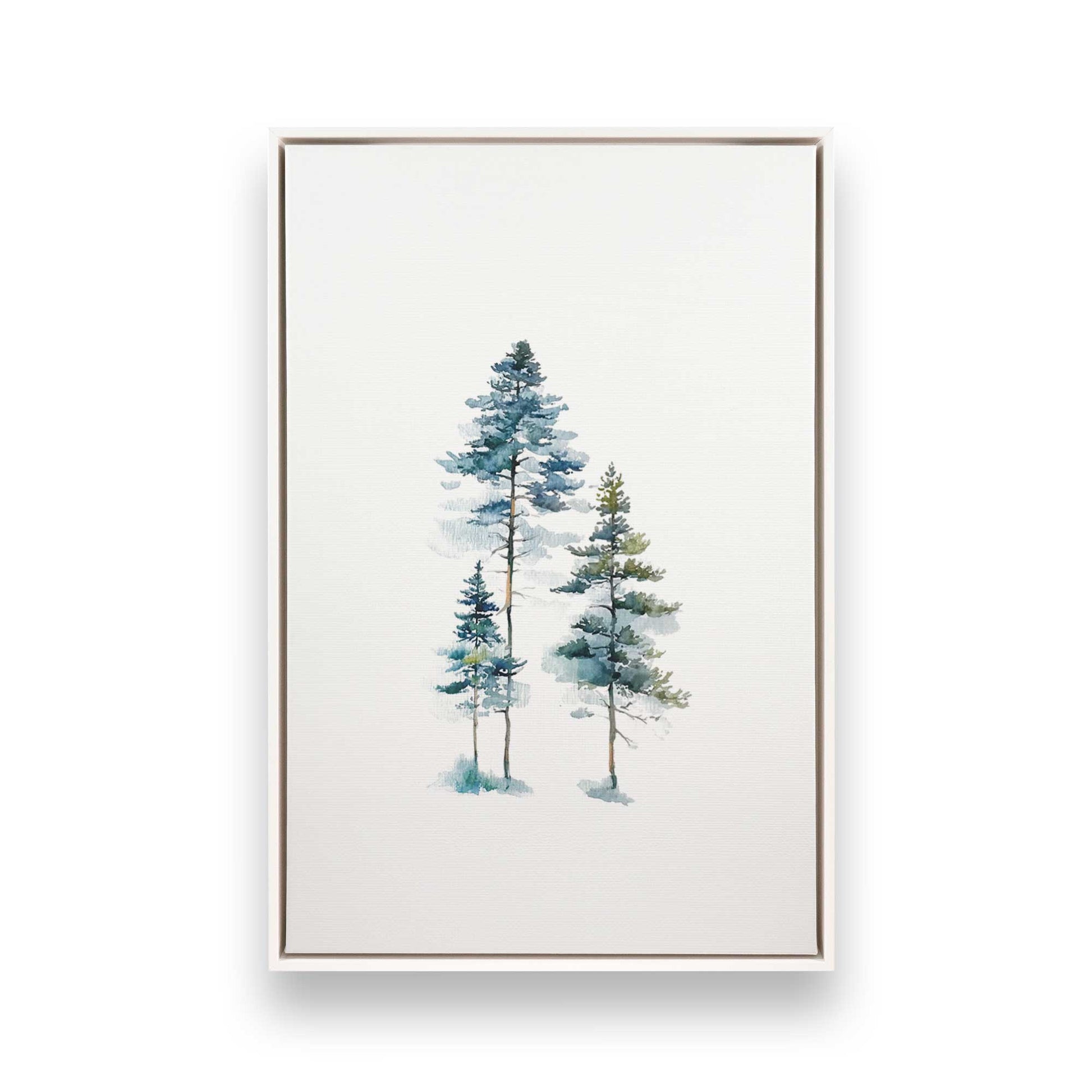 [Color:Opaque White], Picture of art in a White frame