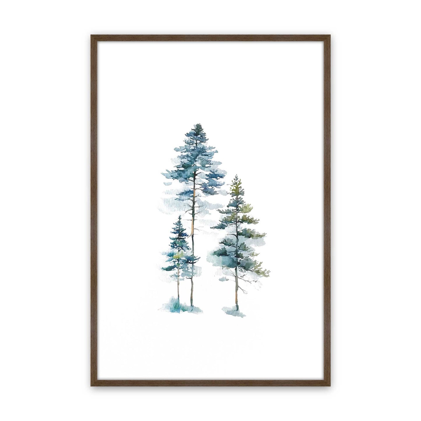 [Color:Walnut], Picture of art in a Walnut frame