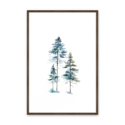 [Color:Walnut], Picture of art in a Walnut frame