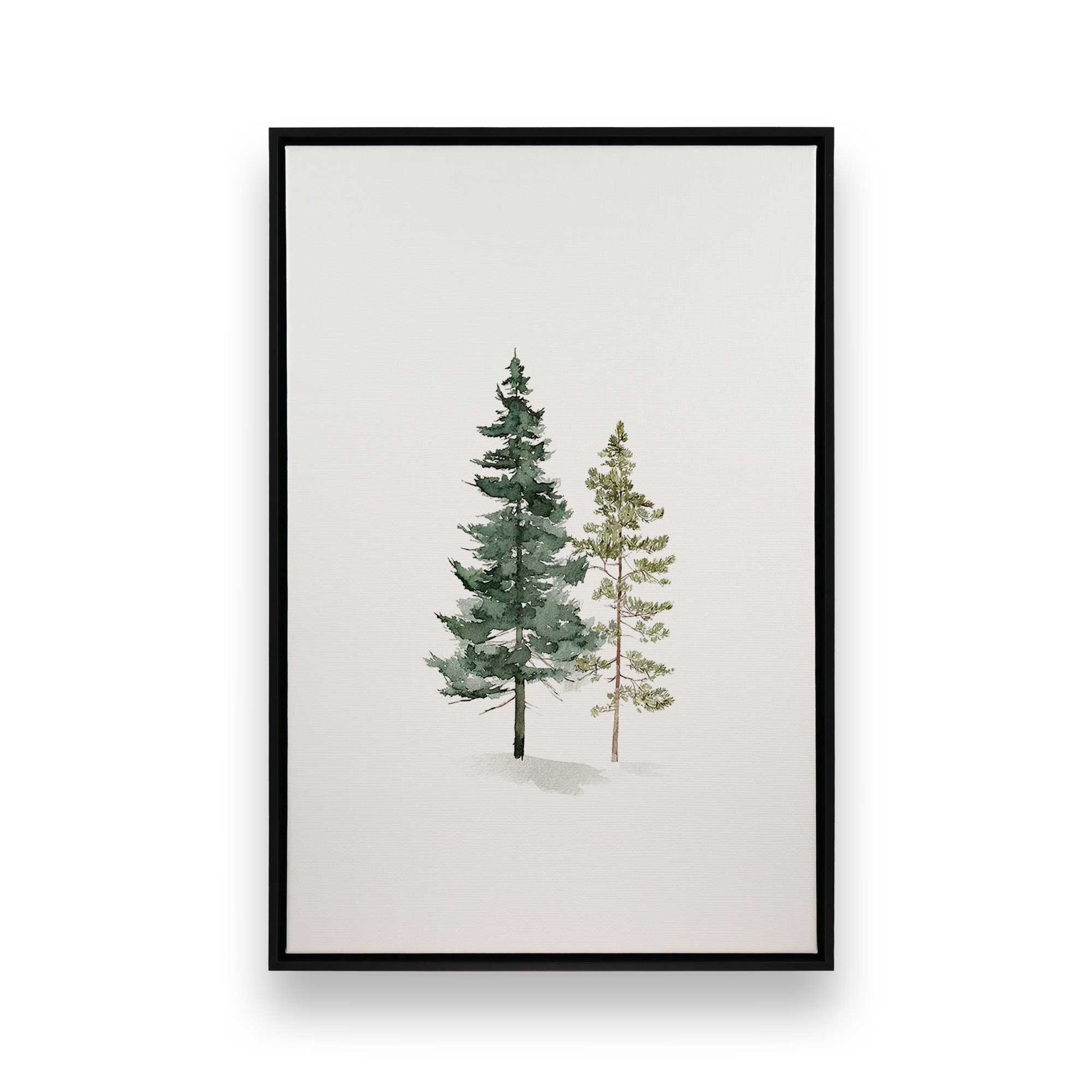 [Color:Satin Black], Picture of art in a Satin Black frame