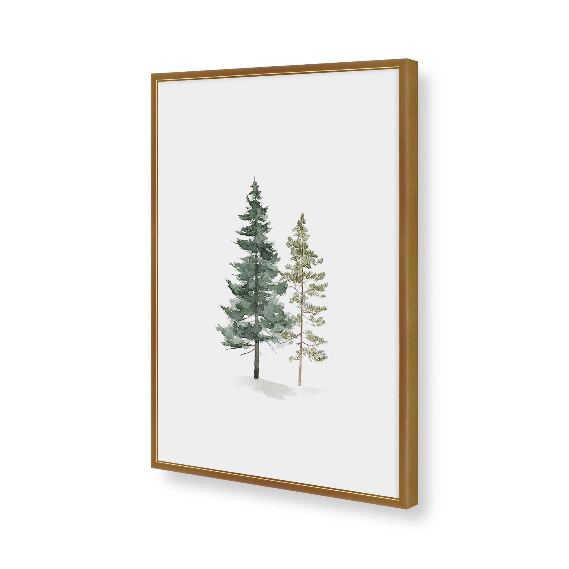 [Color:Polished Gold], Picture of art in a Polished Gold frame of the corner