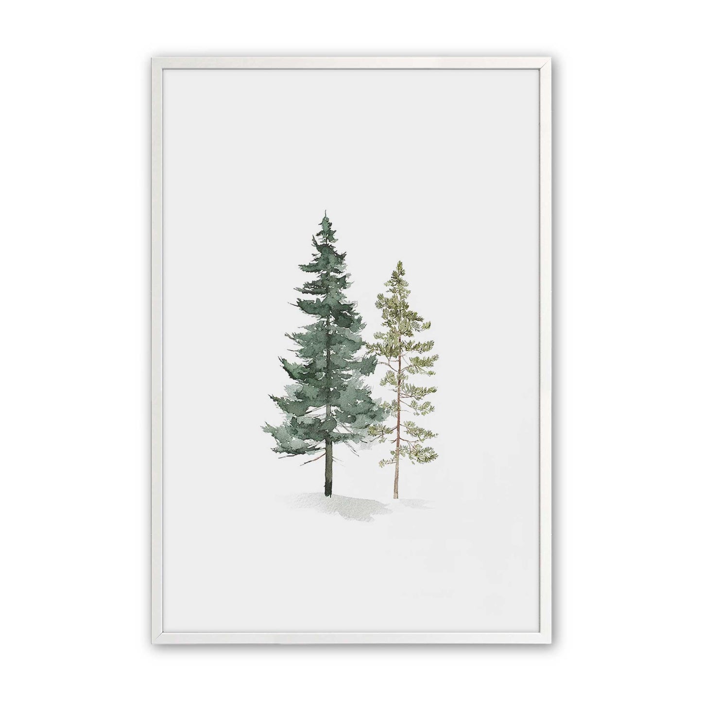 [Color:Opaque White], Picture of art in a Opaque White frame