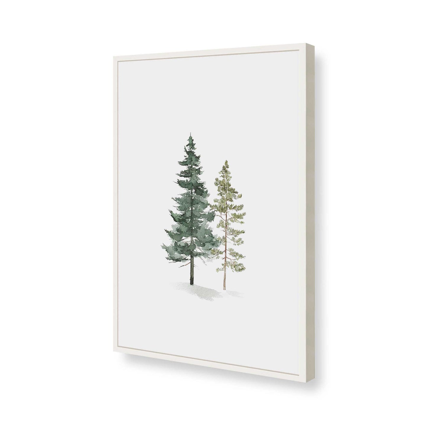 [Color:Opaque White], Picture of art in a Opaque White frame of the corner
