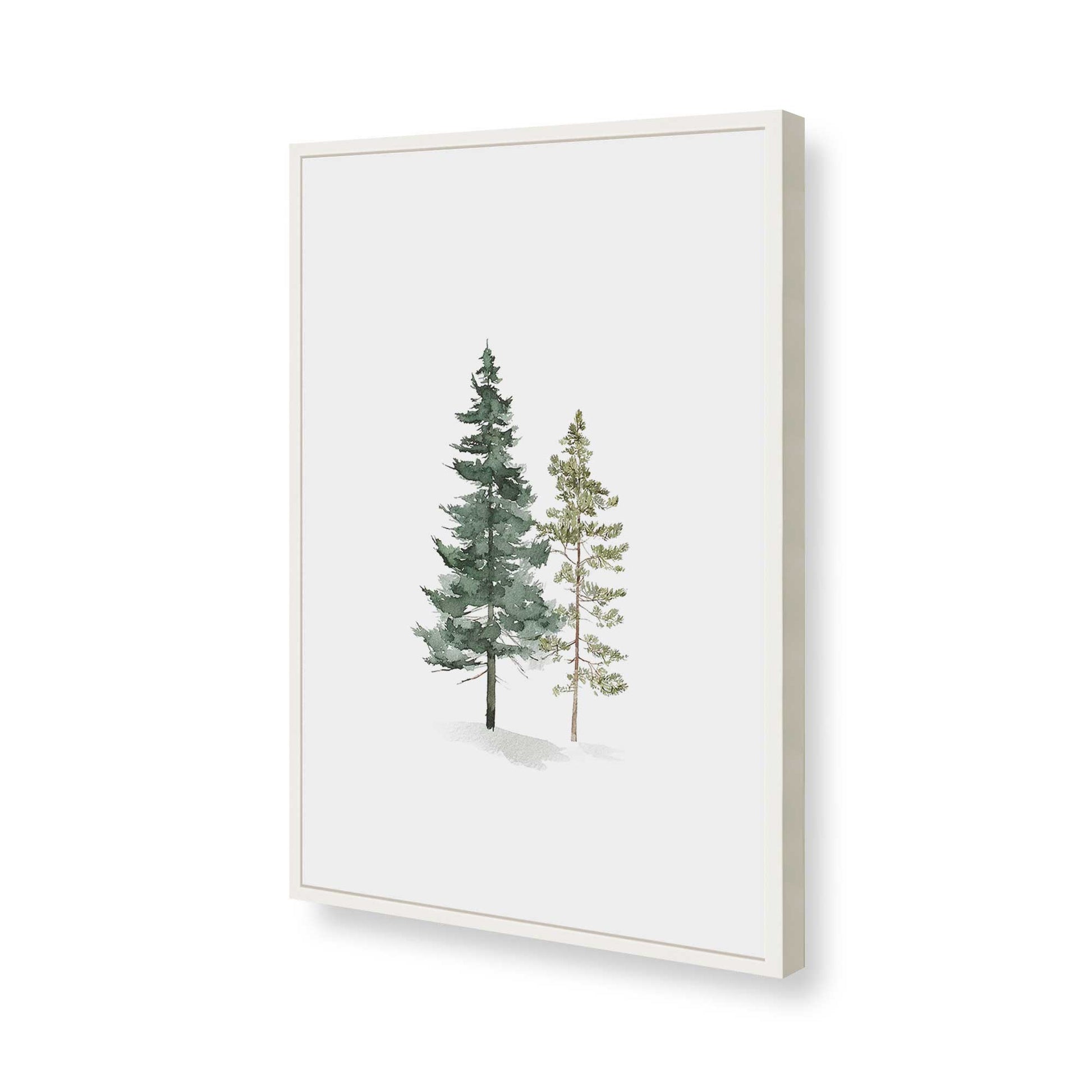 [Color:Opaque White], Picture of art in a Opaque White frame of the corner