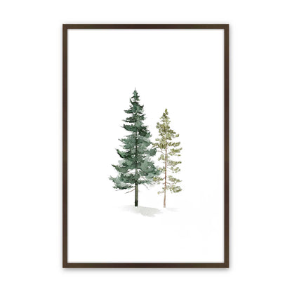 [Color:Brown], Picture of art in a Brown frame