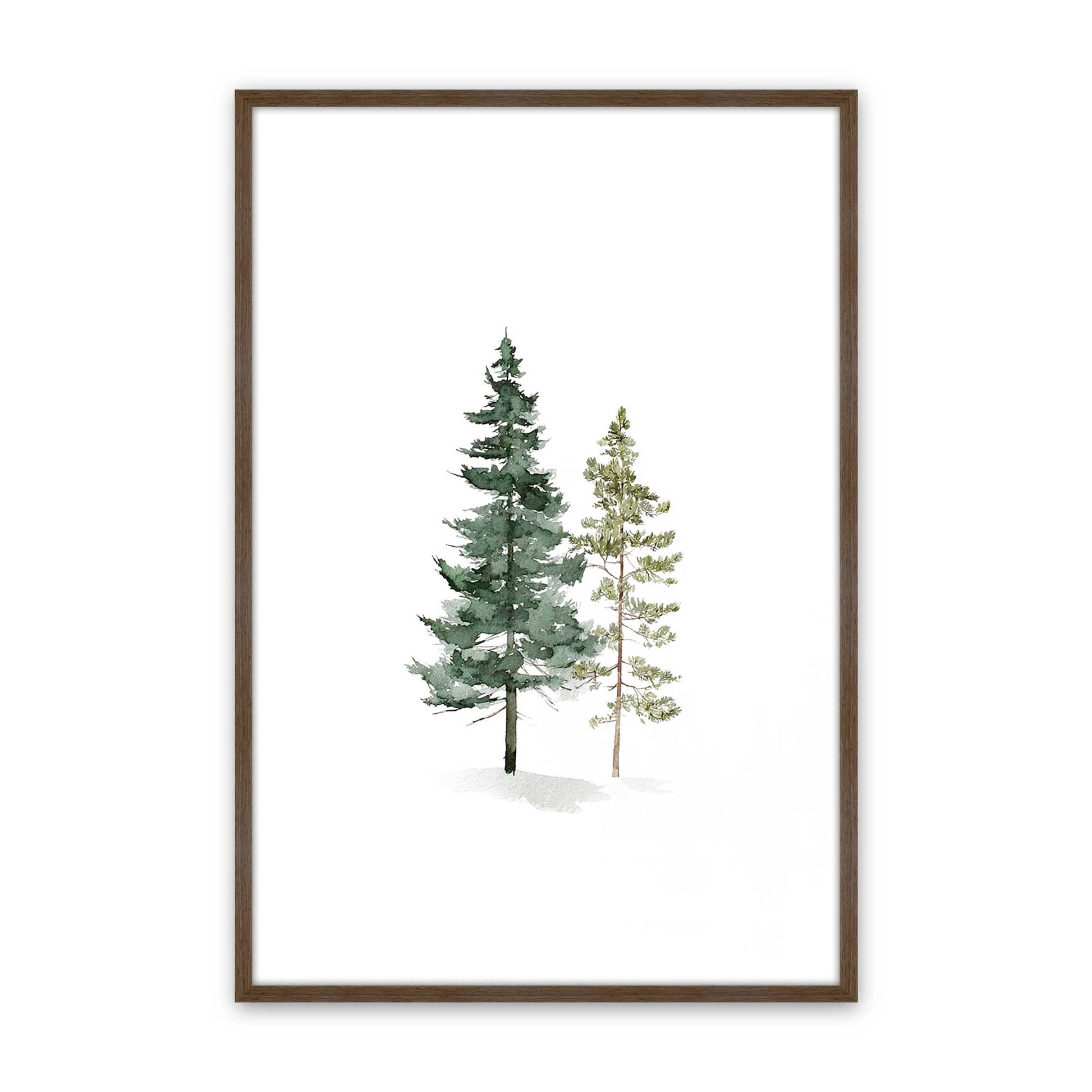 [Color:Walnut], Picture of art in a Walnut frame