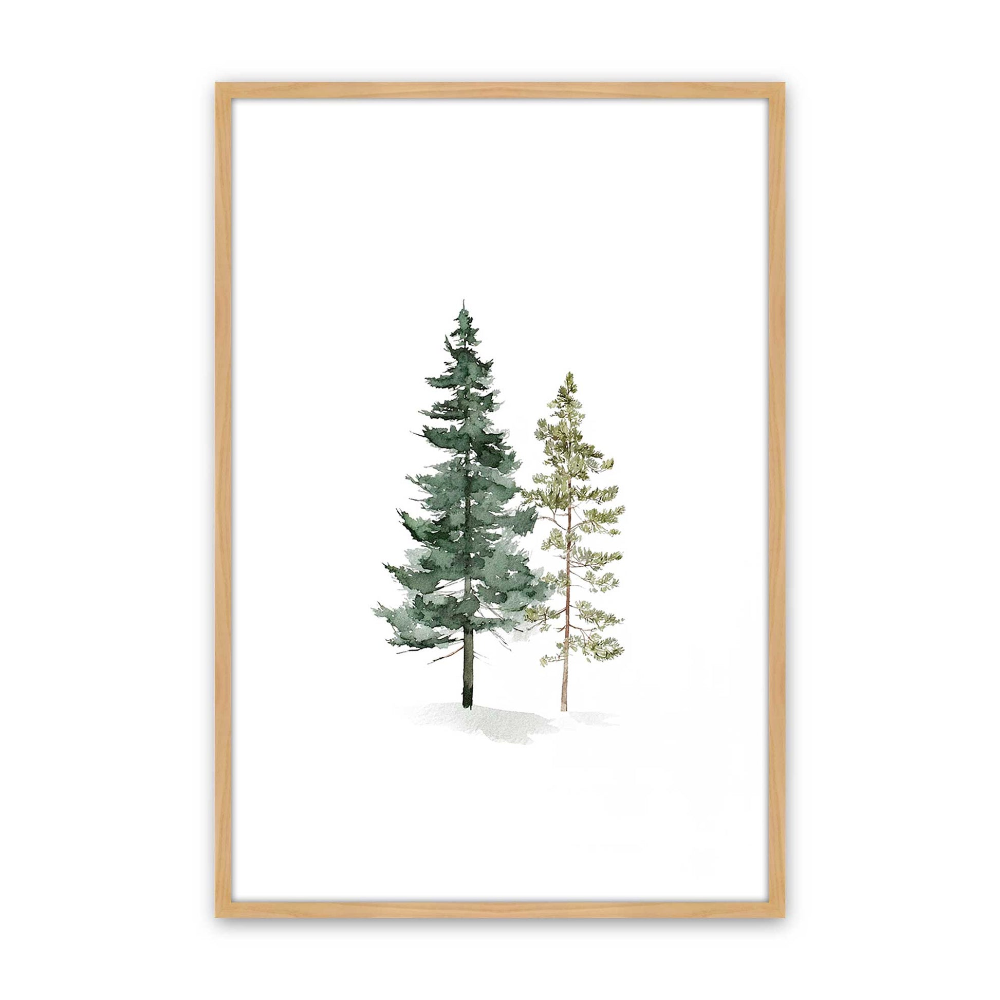 [Color:American Maple], Picture of art in a American Maple frame