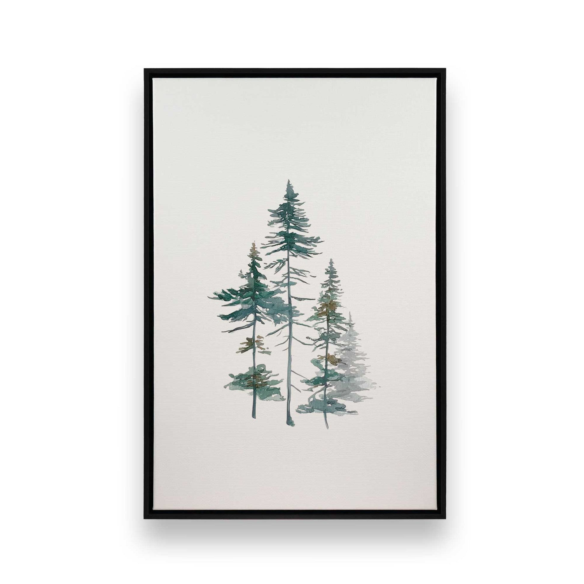 [Color:Satin Black], Picture of art in a Satin Black frame