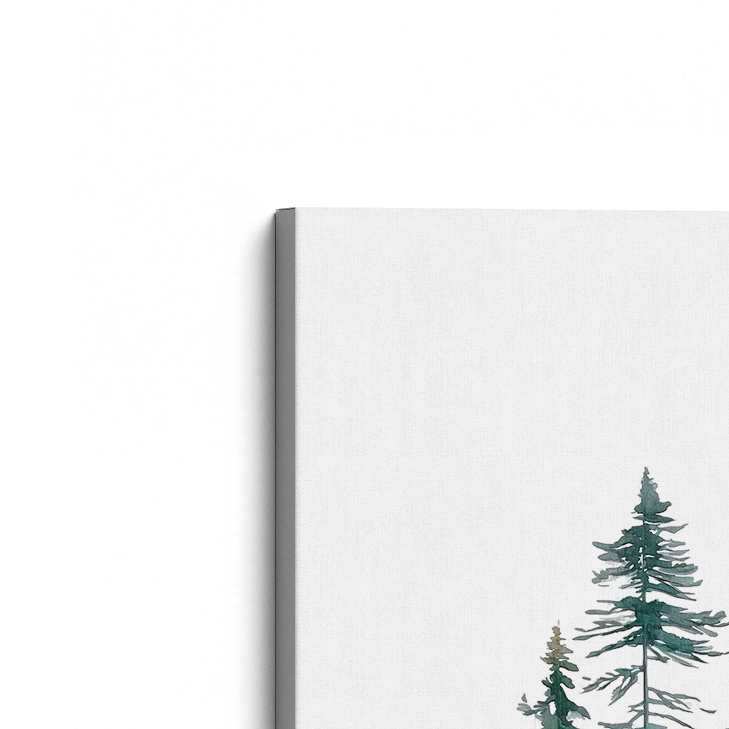 [Color:Stretched Canvas], Picture of the corner of the art