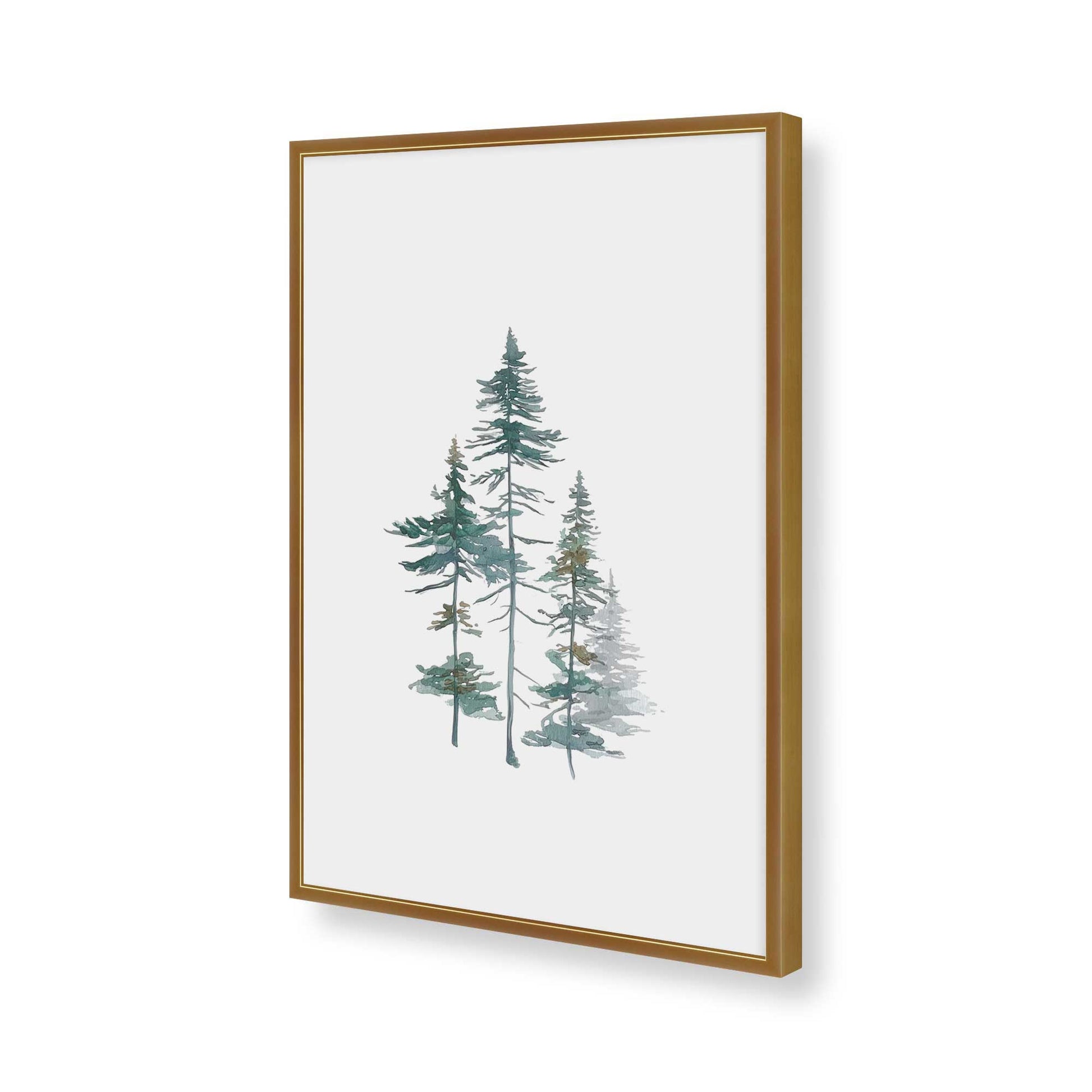 [Color:Polished Gold], Picture of art in a Polished Gold frame of the corner