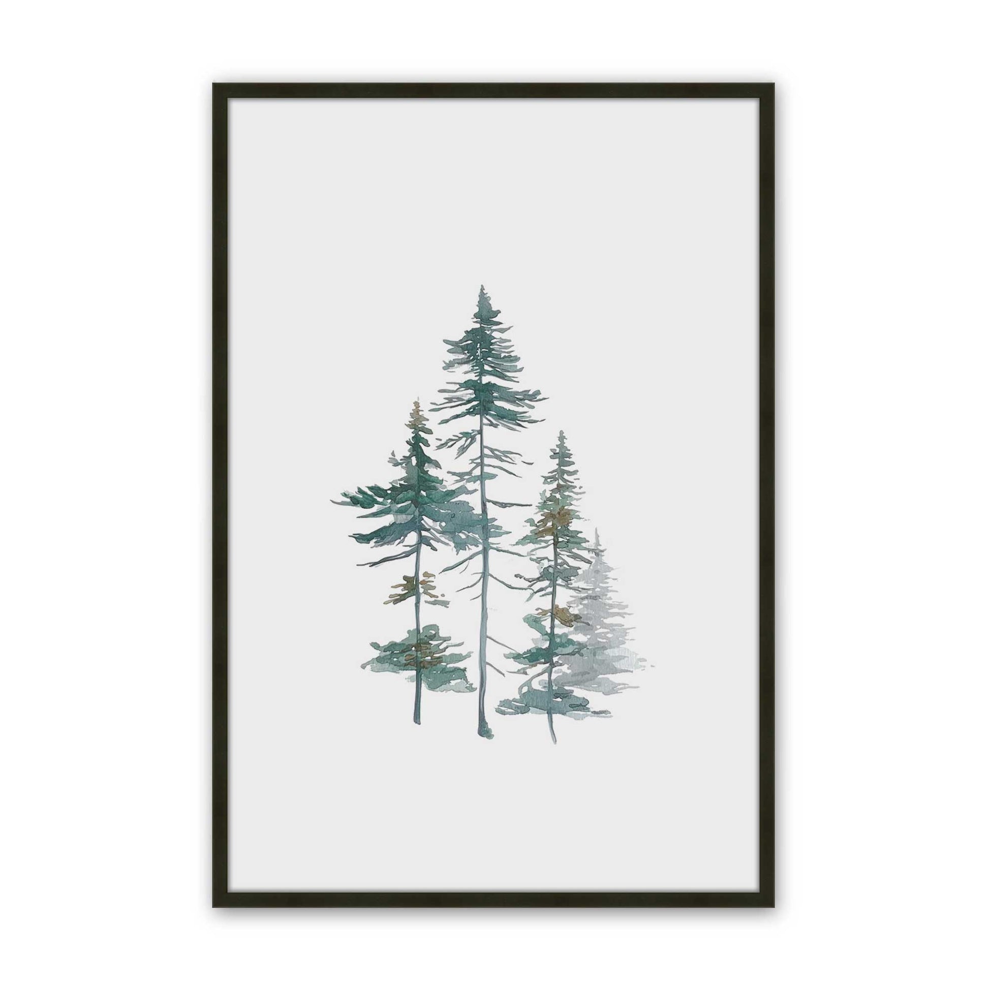 [Color:Satin Black], Picture of art in a Satin Black frame