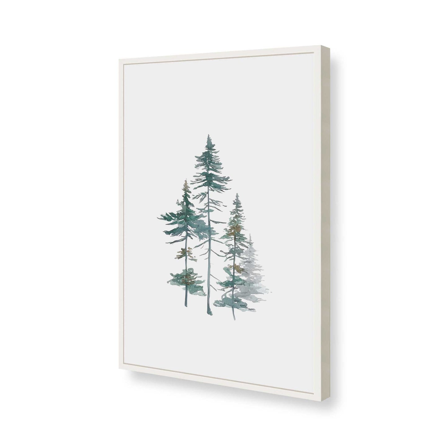 [Color:Opaque White], Picture of art in a Opaque White frame of the corner
