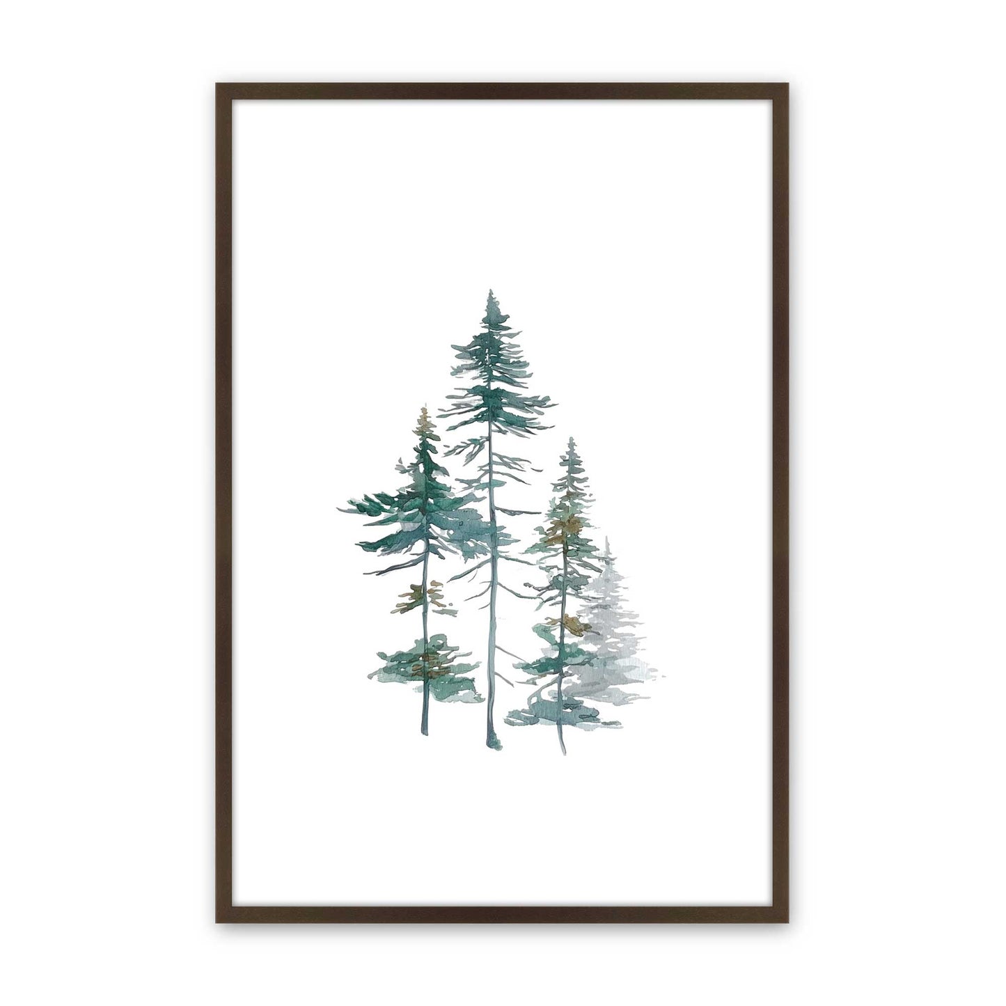 [Color:Brown], Picture of art in a Brown frame