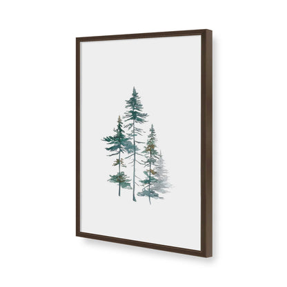[Color:Brown], Picture of art in a Brown frame of the corner