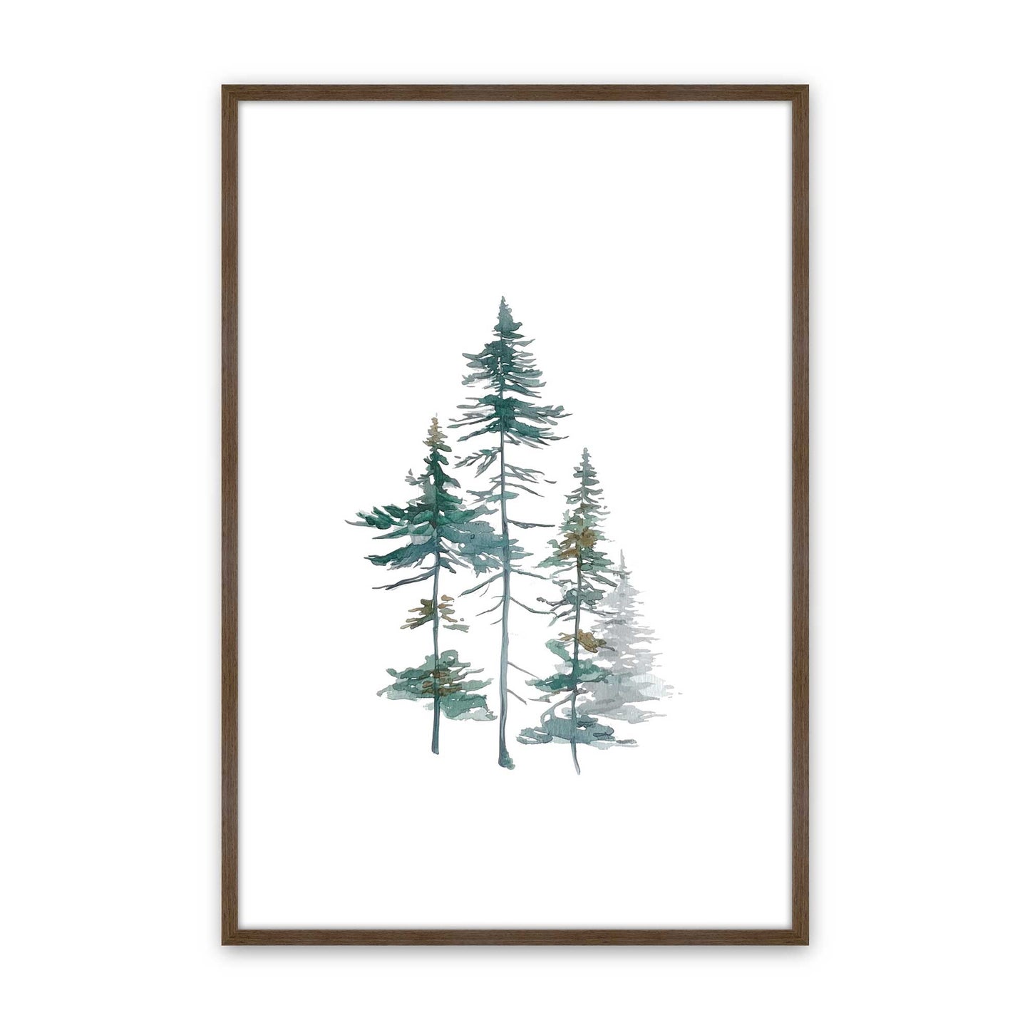 [Color:Walnut], Picture of art in a Walnut frame