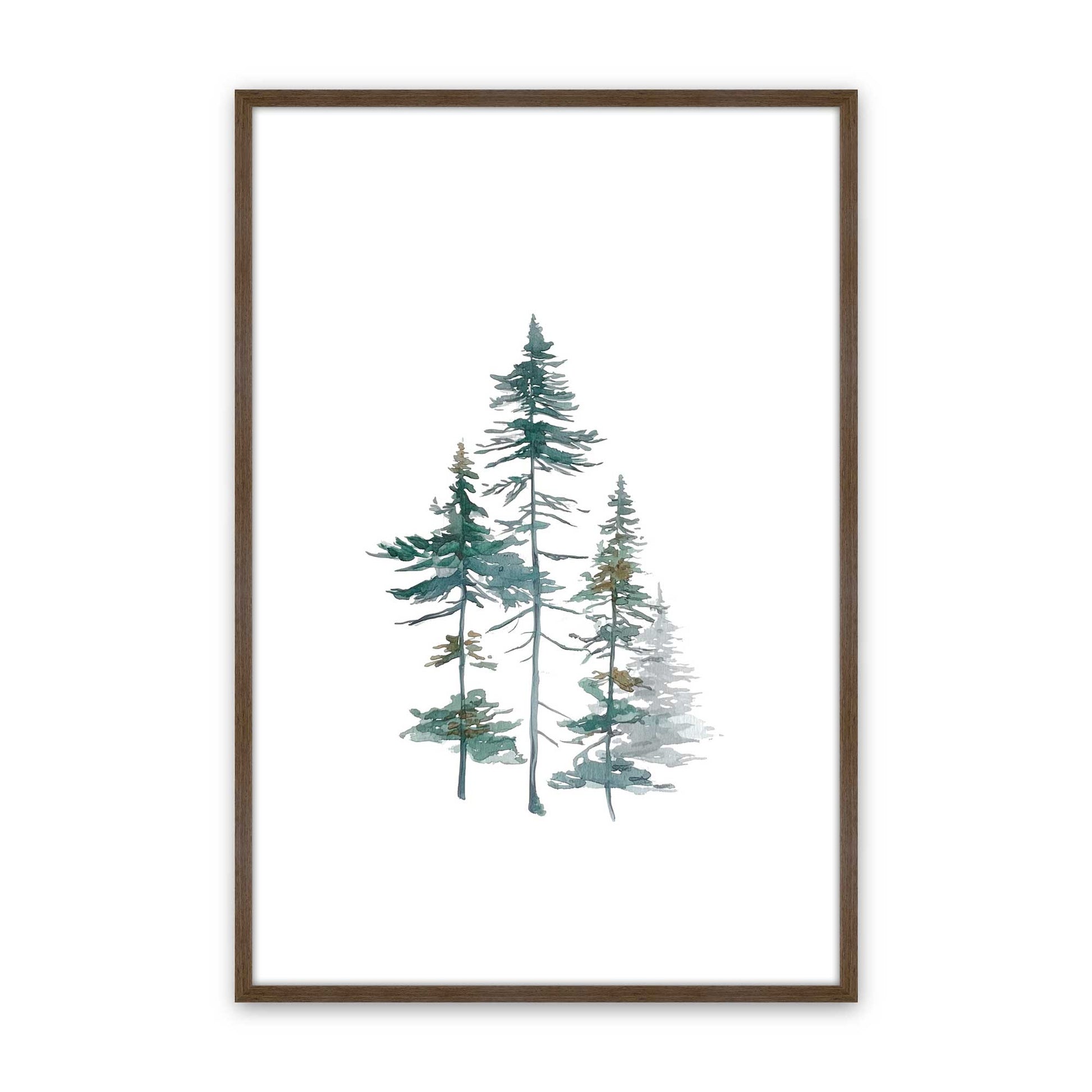 [Color:Walnut], Picture of art in a Walnut frame