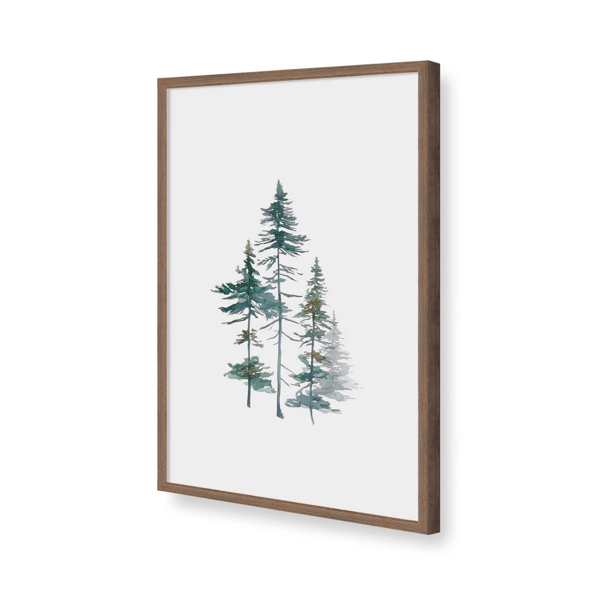 [Color:Walnut], Picture of art in a Walnut frame of the corner