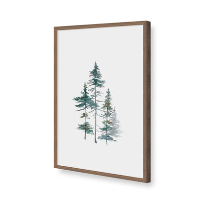 [Color:Walnut], Picture of art in a Walnut frame of the corner
