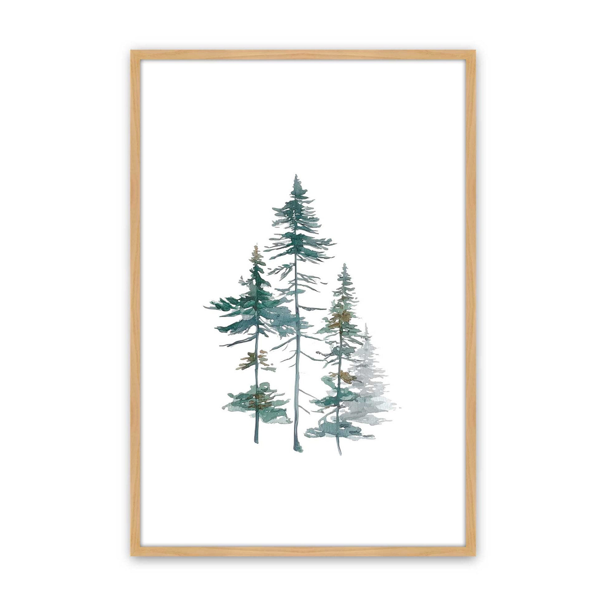 [Color:American Maple], Picture of art in a American Maple frame