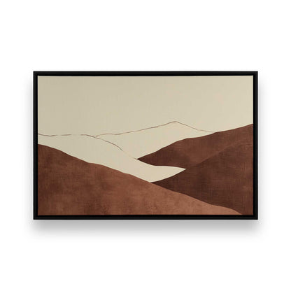 [Color:Satin Black], Picture of art in a Satin Black frame