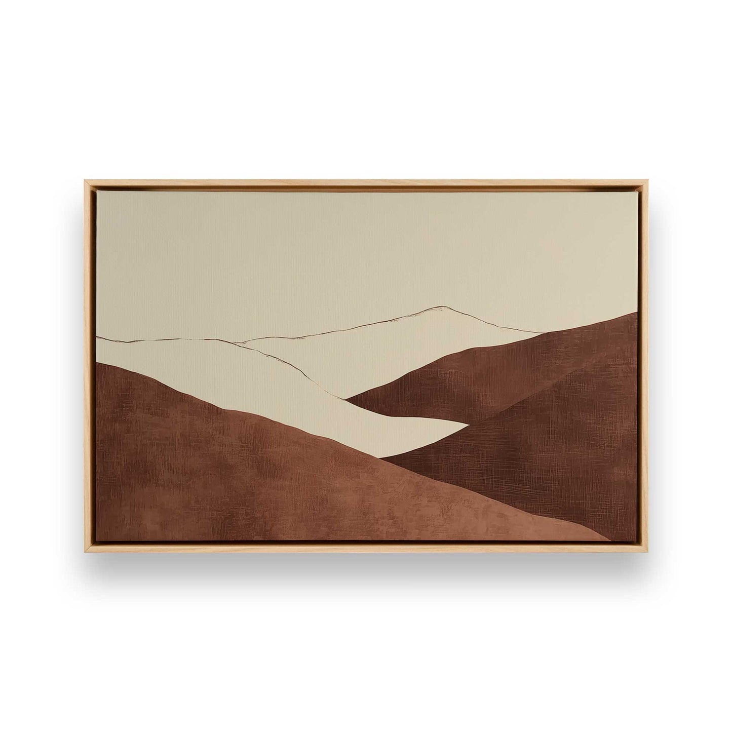 [Color:American Maple], Picture of art in a American Maple frame