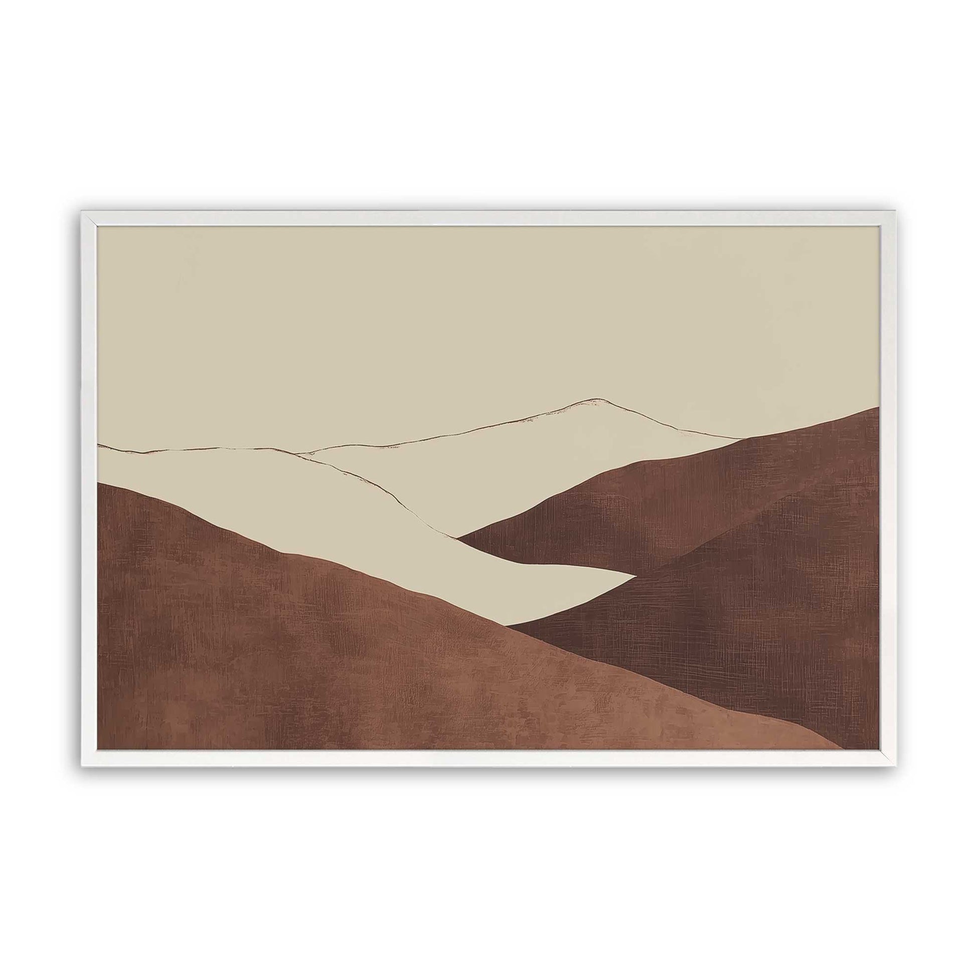 [Color:Opaque White], Picture of art in a Opaque White frame