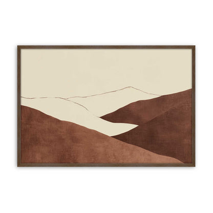 [Color:Walnut], Picture of art in a Walnut frame