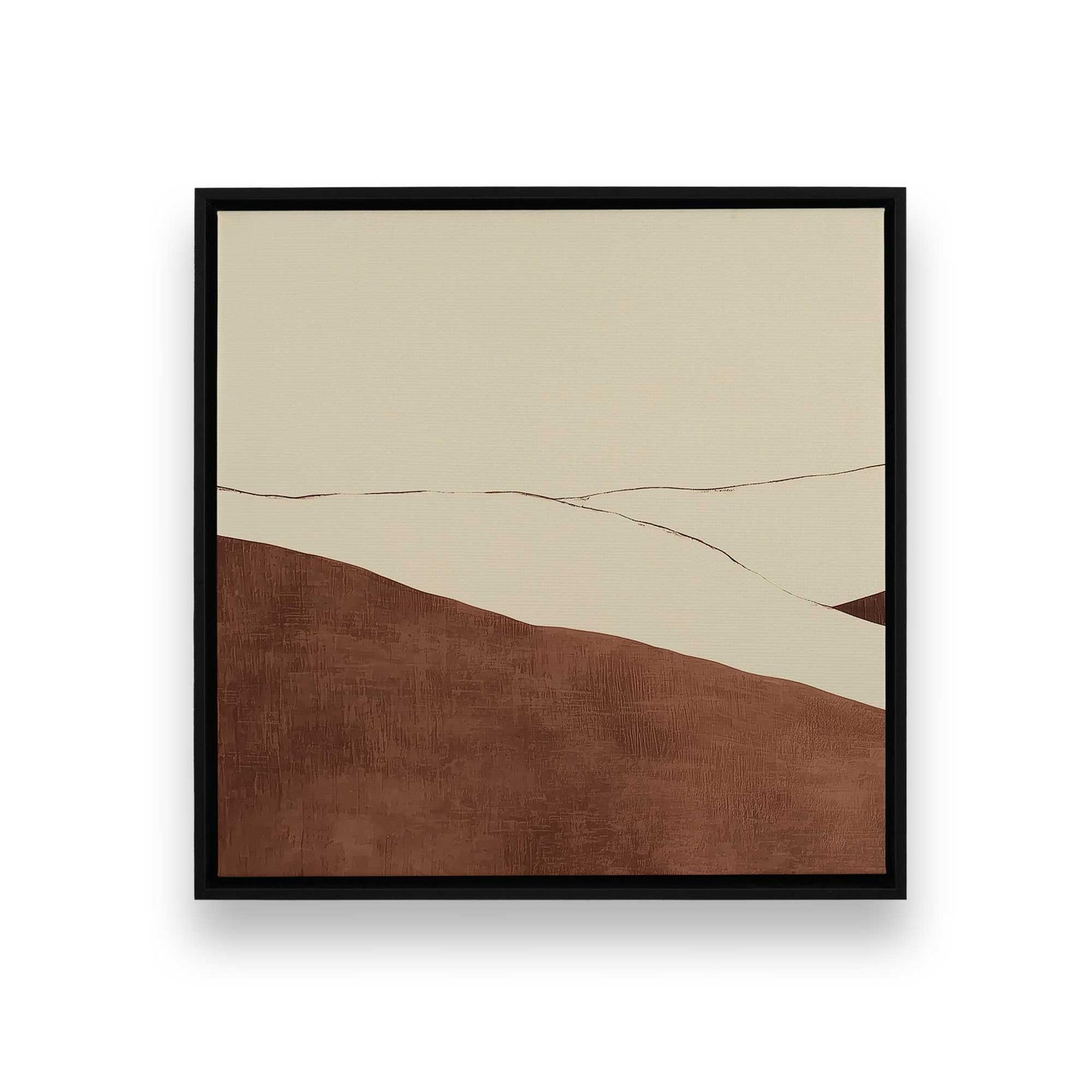 [Color:Satin Black], Picture of art in a Satin Black frame