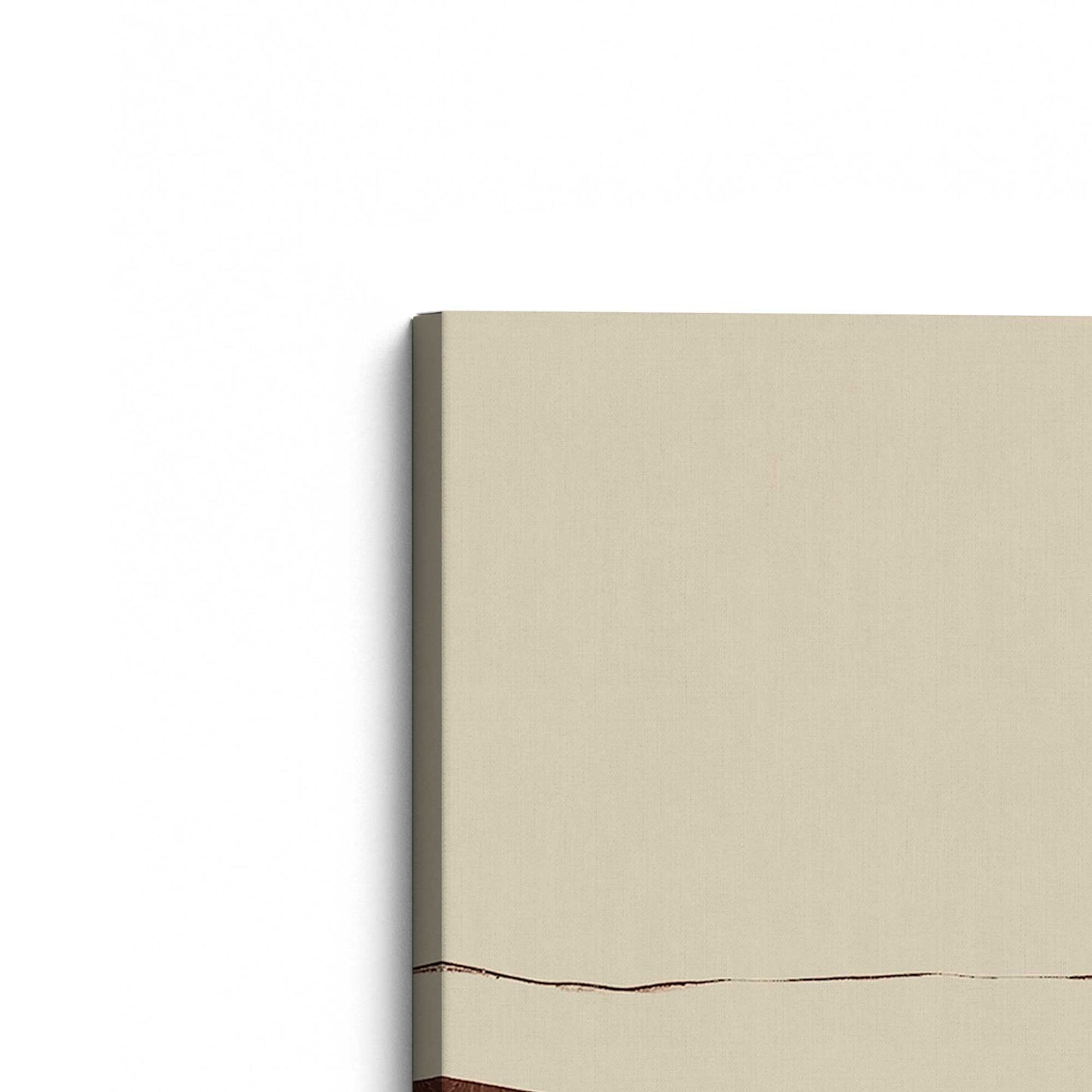 [Color:Stretched Canvas], Picture of the corner of the art