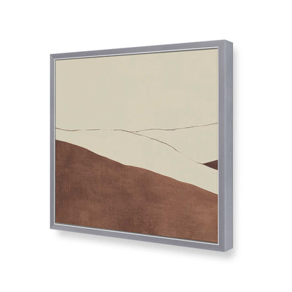 [Color:Polished Chrome], Picture of art in a Polished Chrome frame of the corner
