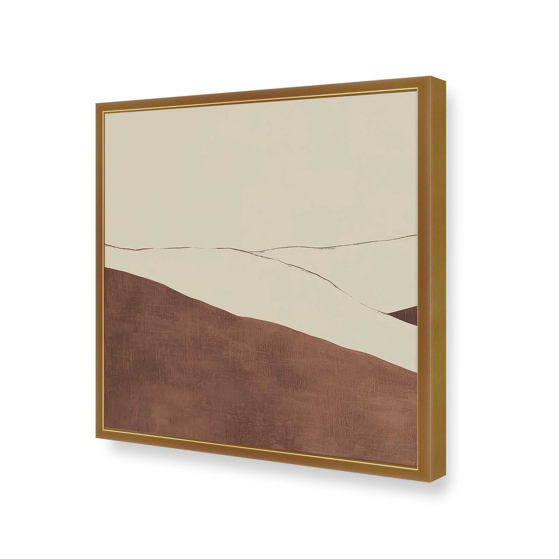 [Color:Polished Gold], Picture of art in a Polished Gold frame of the corner