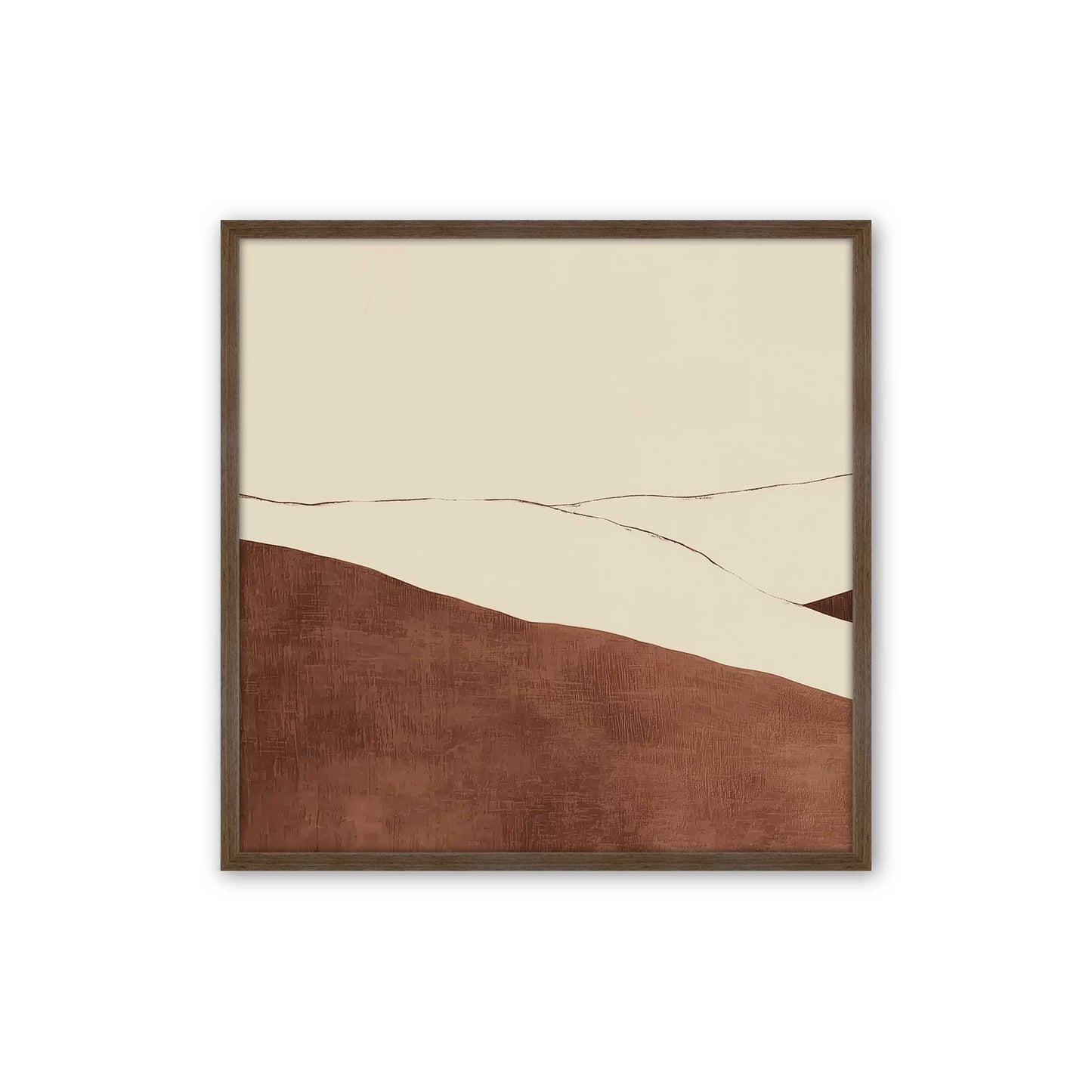 [Color:Walnut], Picture of art in a Walnut frame