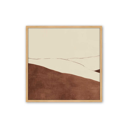 [Color:American Maple], Picture of art in a American Maple frame