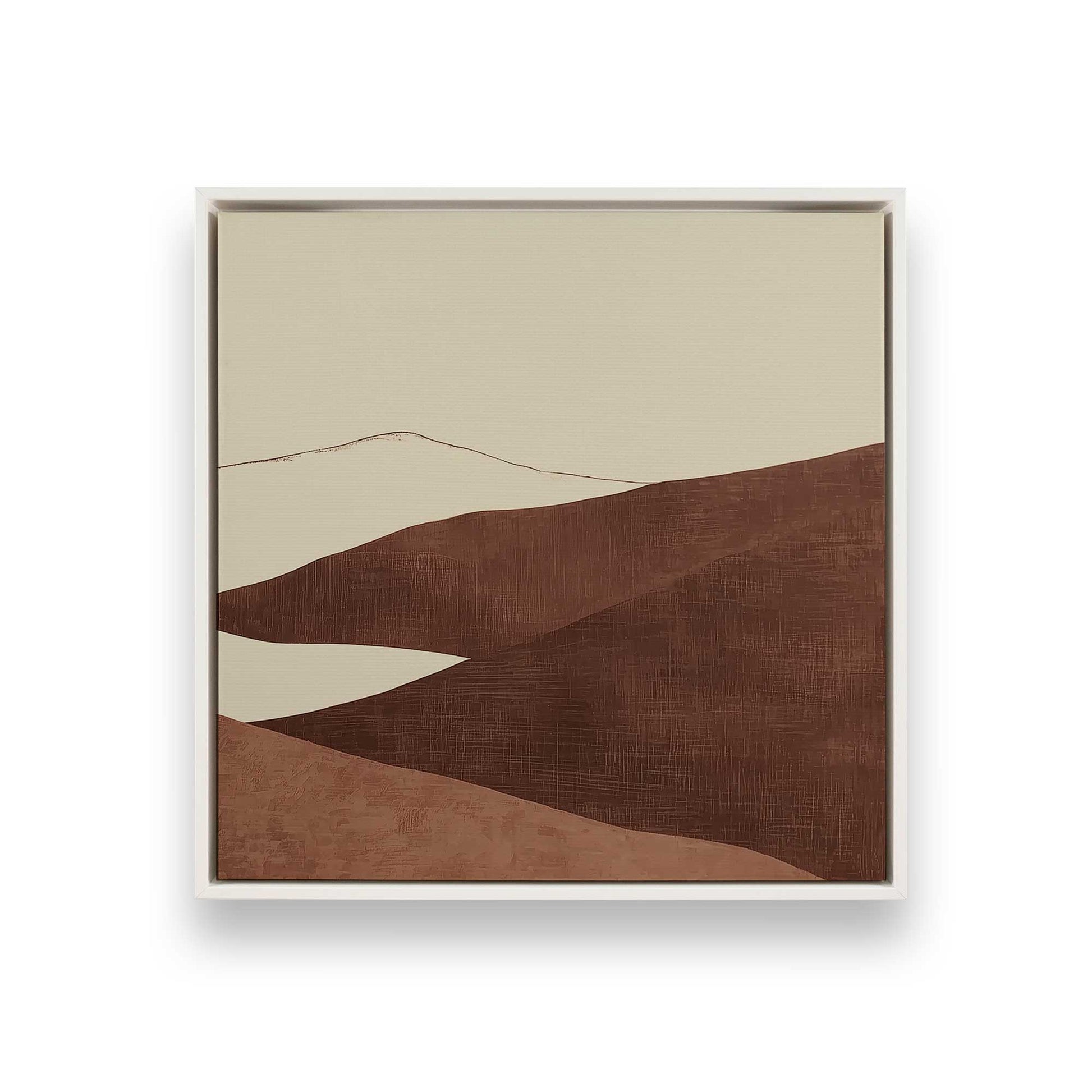 [Color:Opaque White], Picture of art in a White frame