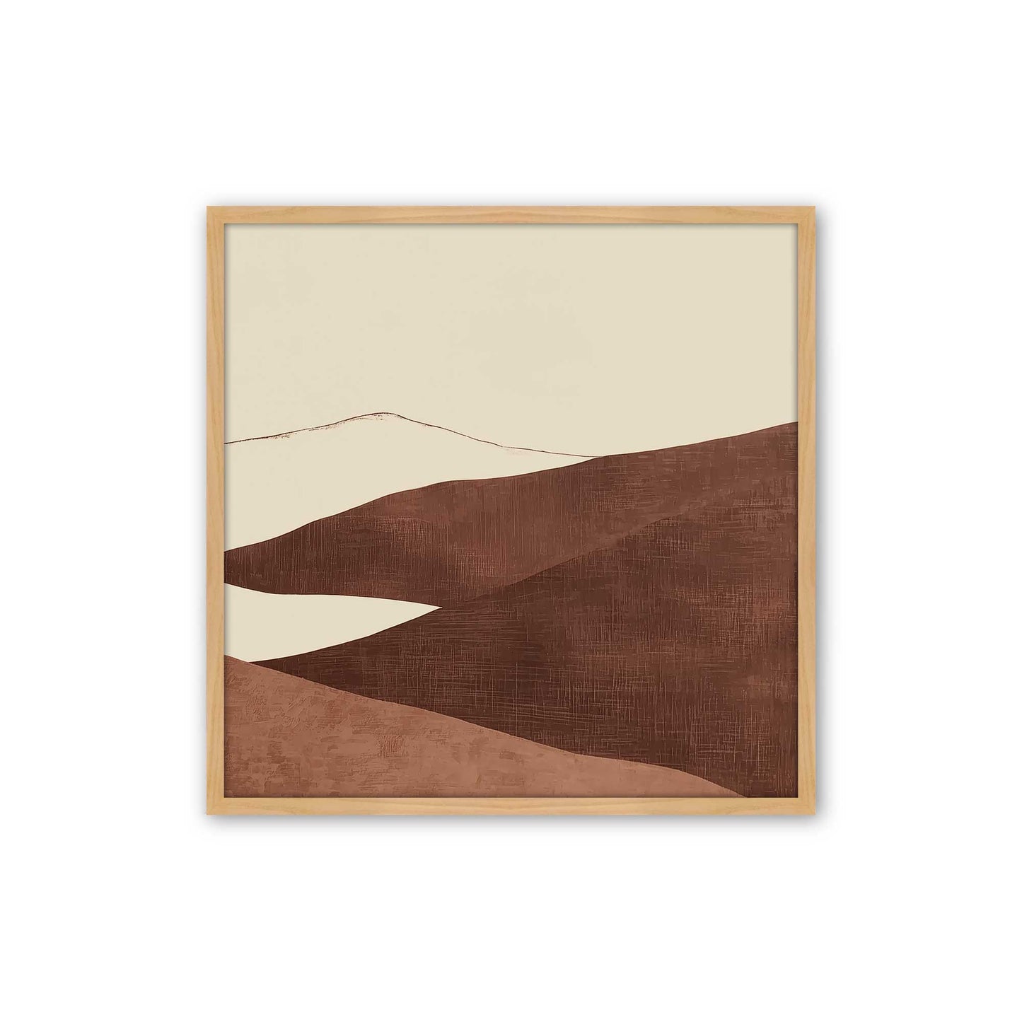 [Color:American Maple], Picture of art in a American Maple frame