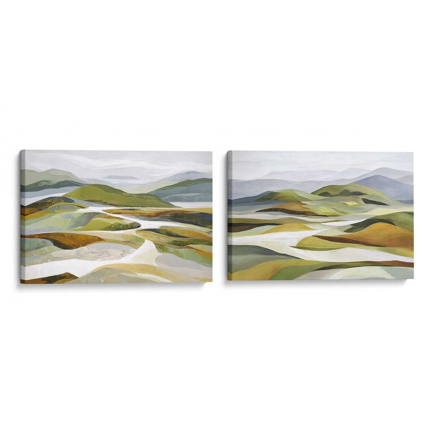 [Color:Stretched Canvas], Picture of art at an angle