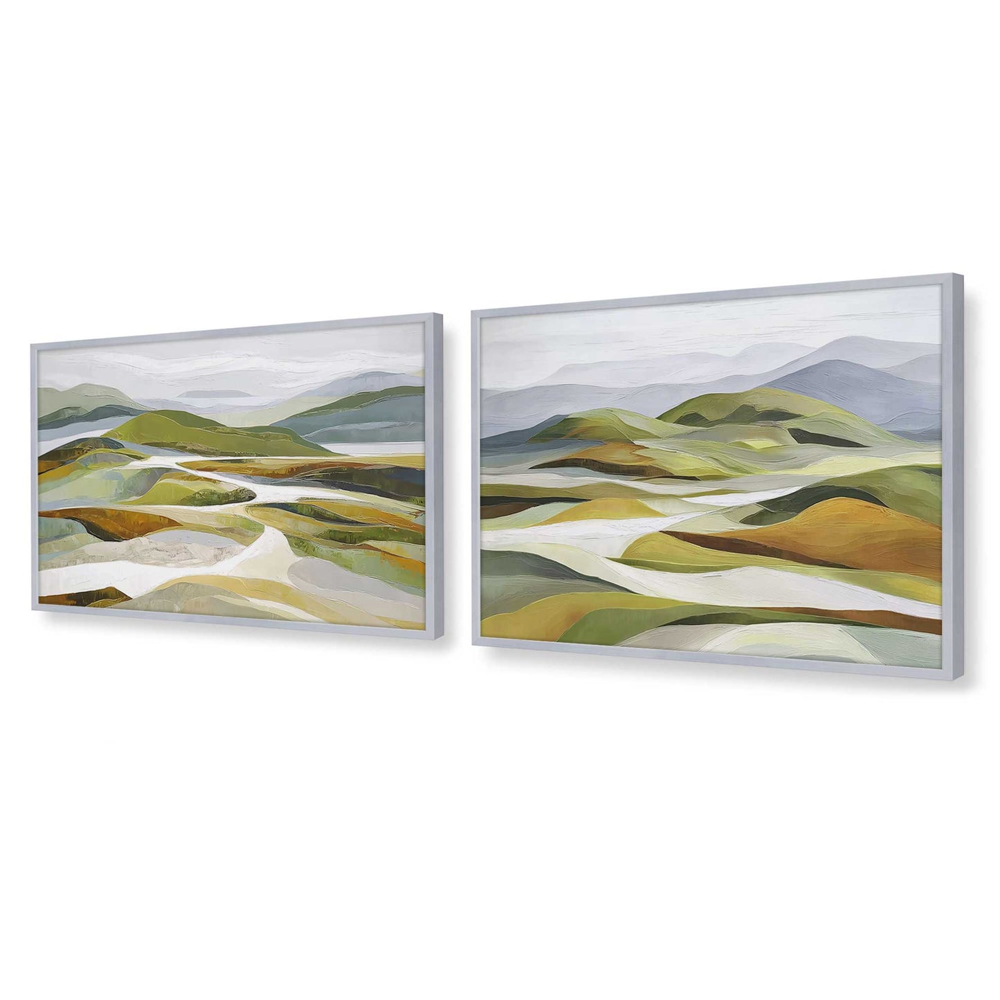[Color:Polished Chrome], Picture of art in a Polished Chrome frame at an angle