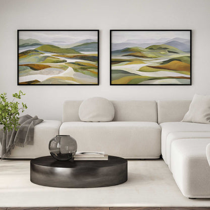 [Color:Satin Black], Picture of art in a Satin Black frame
