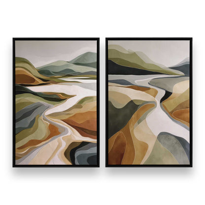 [Color:Satin Black], Picture of art in a Satin Black frame