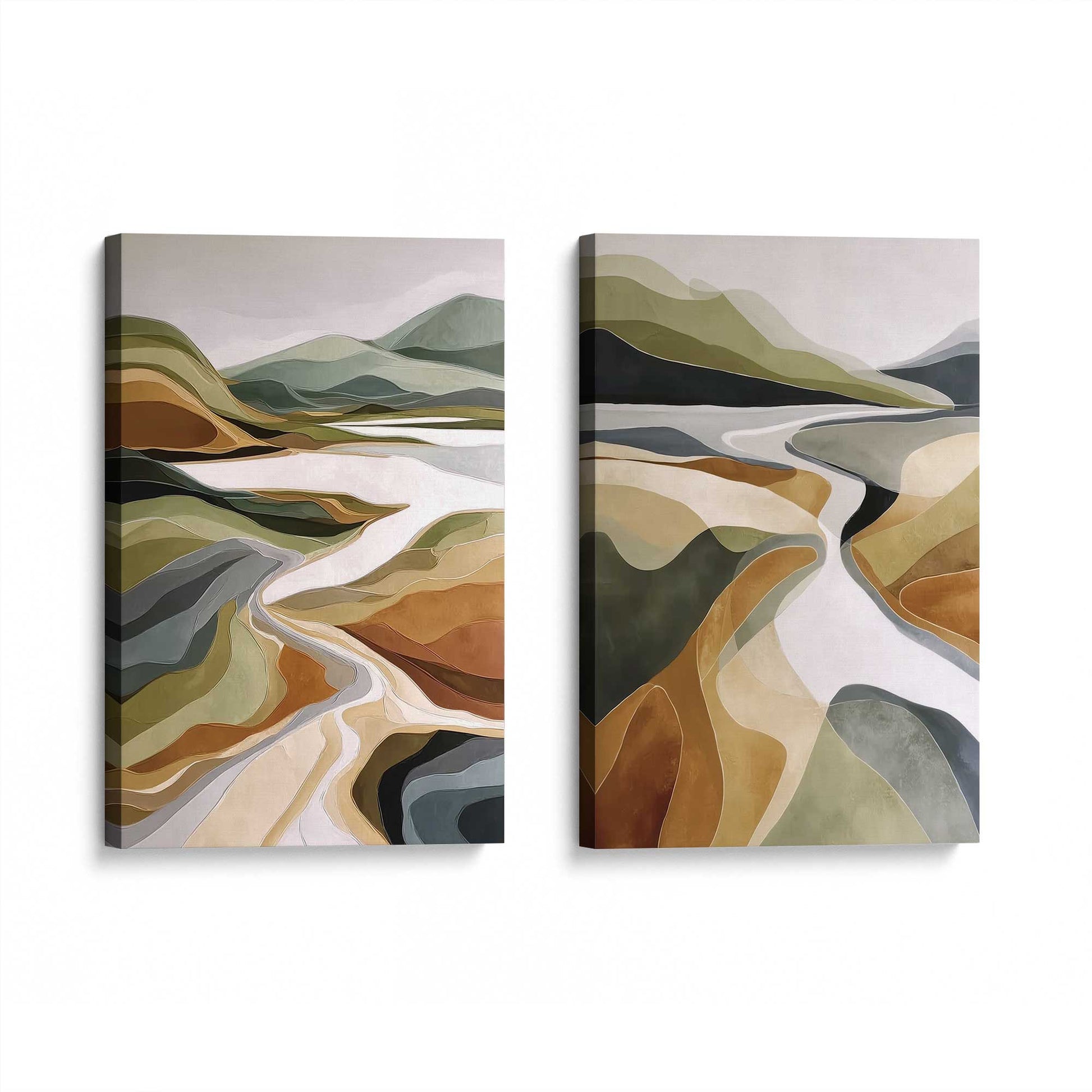 [Color:Stretched Canvas], Picture of art at an angle