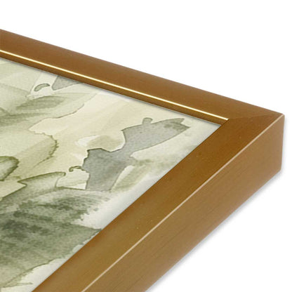 [Color:Polished Gold], Picture of art in a Polished Gold frame of the corner