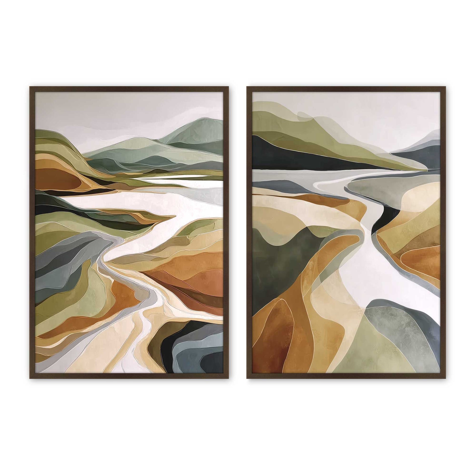 [Color:Belvinder Brown], Picture of art in a Belvinder Brown frame