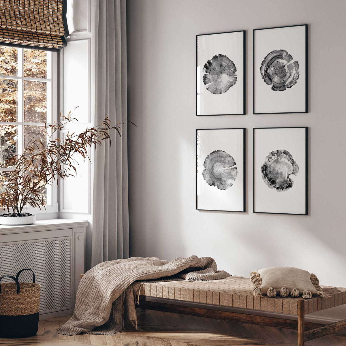 [Color:Satin Black], Picture of art in a Satin Black frame
