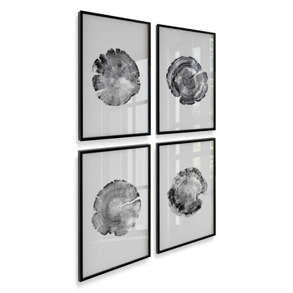 [Color:Satin Black], Picture of art in a Satin Black frame at an angle